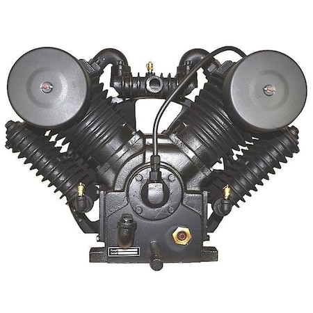 Air Compressor Pump, 10, Two Stage Stage, 48 fl oz Oil Capacity, 2 Cylinder MPN:1312202700