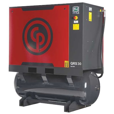 Rotary Screw Air Compr, Dryer, 30 hp, Horz MPN:QRS 30 HPD