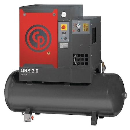 Rotary Screw AirComp, Dryer, 3 HP, 60 gal. MPN:QRS 3.0 HPD TM