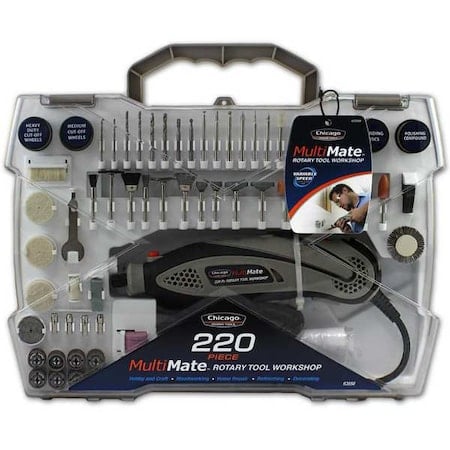 Rotary Tool Workshop, 220 pcs. MPN:63558
