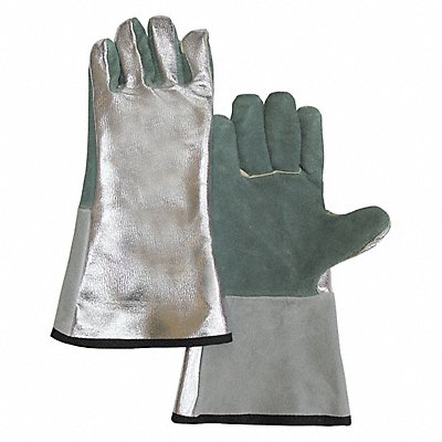 Aluminized Gloves Not Rated 14 PR MPN:901-ALUM