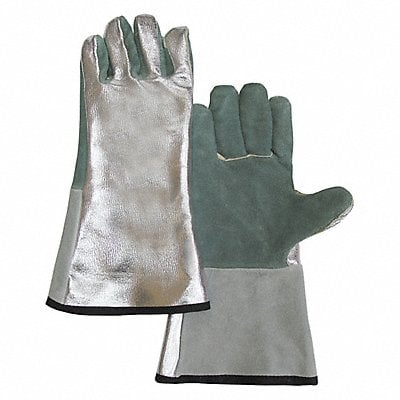 Aluminized Gloves Not Rated 14 PR MPN:901-ALUM-J