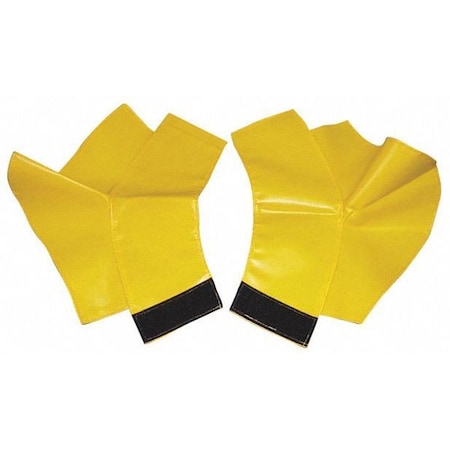 Spats, Leather, 7 in Length, Yellow MPN:485-VCN