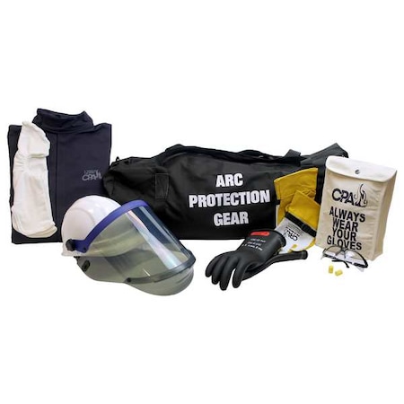 Arc Flash Coverall Kit, Navy, M MPN:AG-12-CV-M