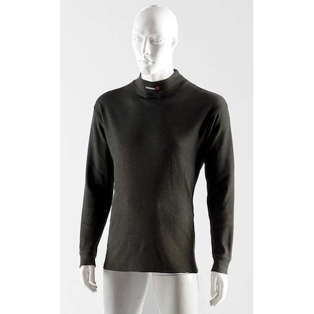 Unisex Flame-Resistant Base Layer Shirt, 12.3 cal/sq cm, M, Knit Carbonx® MPN:CX-54