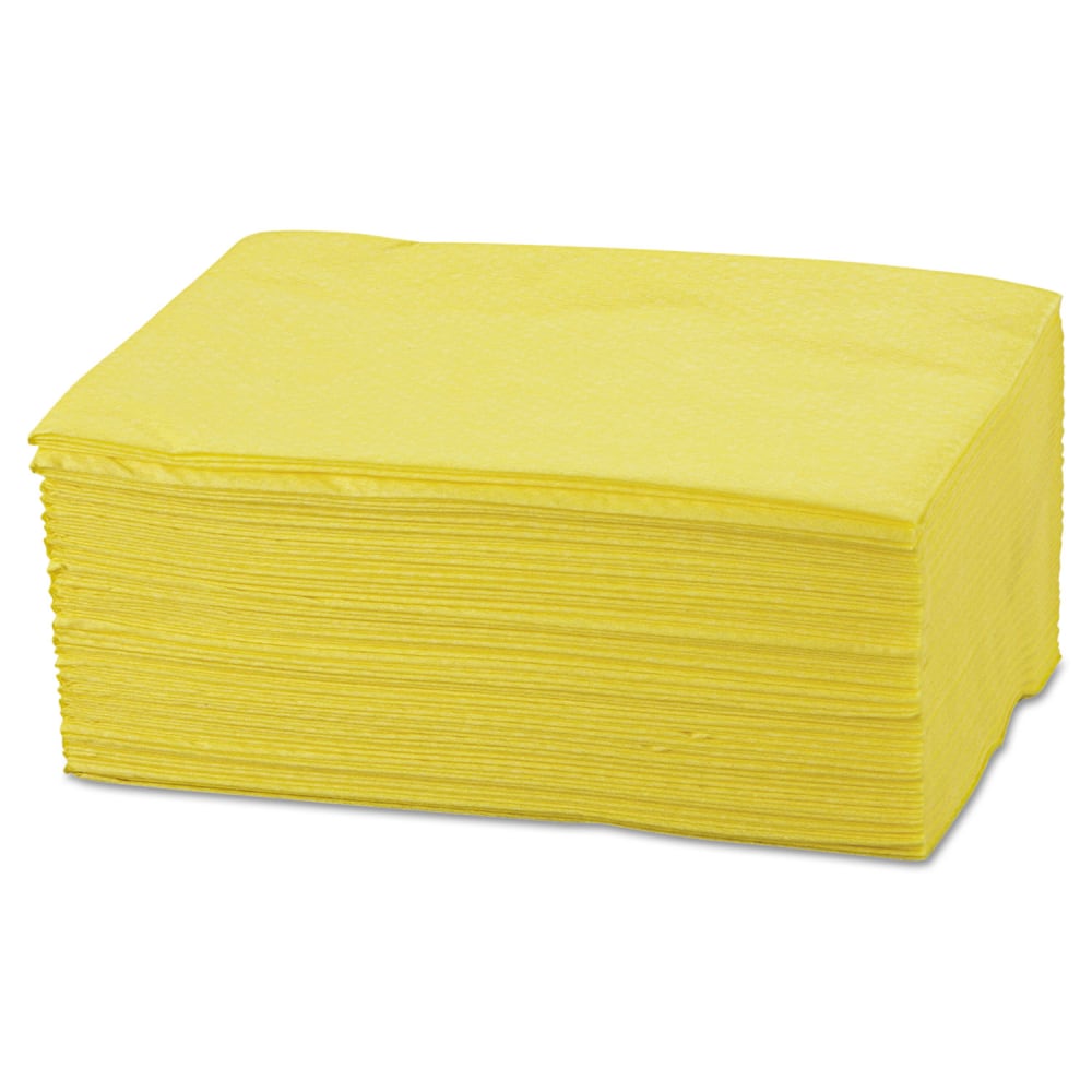 Chix Masslinn Dust Cloths, 1-Ply, 24 x 40, Unscented, Yellow, 25/Bag, 10 Bags/Carton MPN:0214