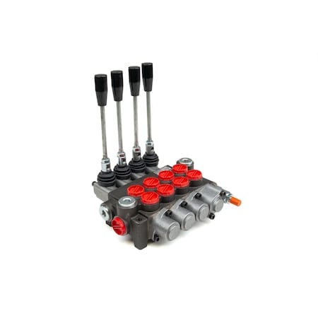 10 GPM Directional Control Valve 4 Spool, Motor Float, Tandem Center MPN:220840