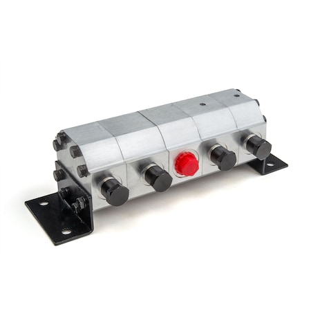Rotary Flow Dividers 0.132 CID Per Section, .43-1.7 GPM Flow Range Per Section, 4 Section MPN:253064