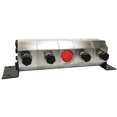 Rotary Flow Dividers 0.265 CID Per Section, .86-3.5 GPM Flow Range Per Section, 4 Section MPN:253065