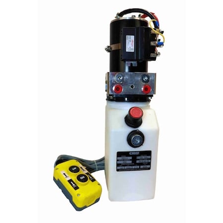 Compact Hydraulic Power Unit 12VDC, Double Acting, SAE 4 ports, 2800 PSI, 3 Liter Tank MPN:253212
