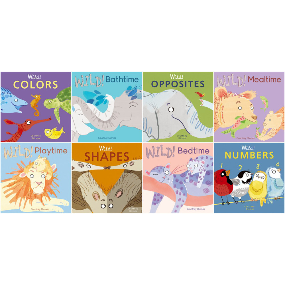 Childs Play Wild! Concepts Board Books, Set Of 8 Books MPN:CPY9781786289872