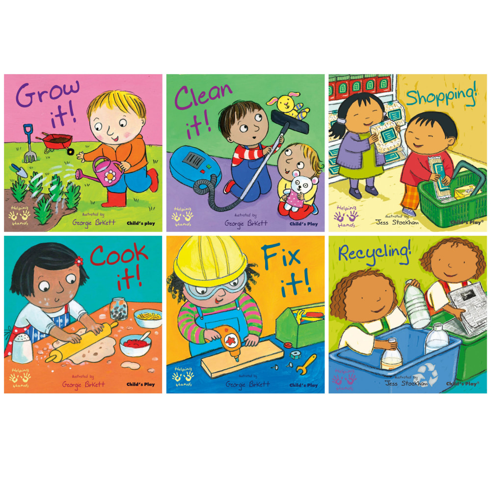 Childs Play Books Helping Hands Board Books 6-Book Set MPN:CPYCPHA
