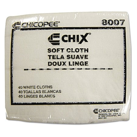 Soft Cloths, 13 x 15, White, PK1200 MPN:8007
