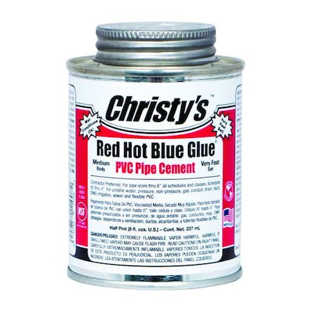 Pipe Cement, 8 fl oz, Blue MPN:RH-RHBV-HP-36