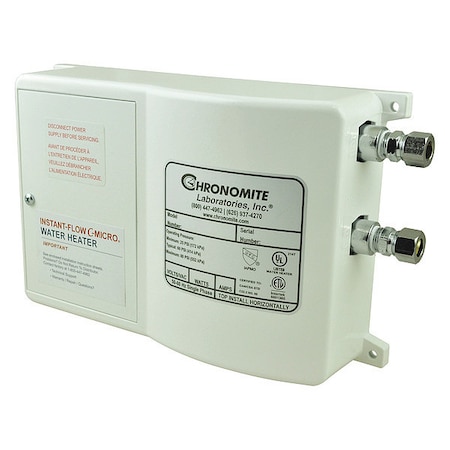 Electric Tankless Water Heater, Undersink, Single Phase MPN:CM-30L/120 110F