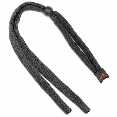 Eyewear Retainer, Black, 28 in Length, Cotton, Slip-On Attachment MPN:12115100