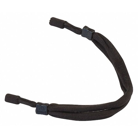 Eyewear Retainer, Black, Adjustable to 21 in Length, Cotton, Fits Most Standard Frames Attachment MPN:12207100