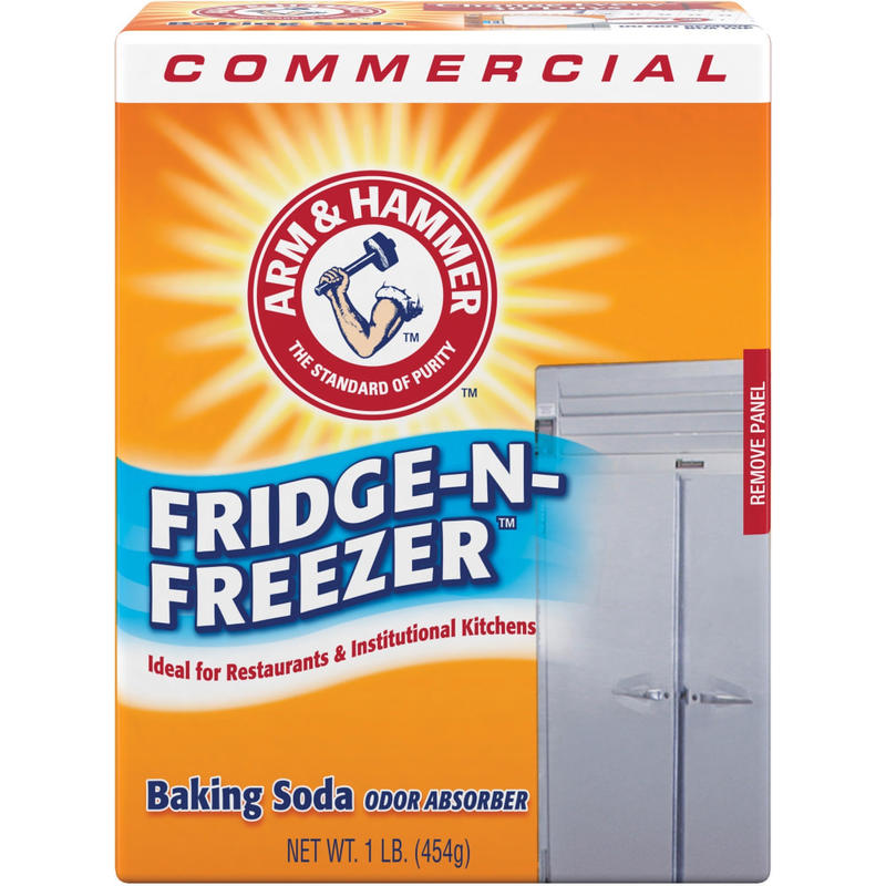 Arm & Hammer Baking Soda - For Refrigerator - 16 oz (1 lb) - 12 / Carton - Unscented, Environmentally Friendly, Spill Resistant (Min Order Qty 3) MPN:3320084011