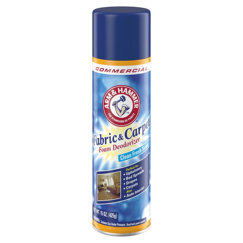 Arm & Hammer Fabric And Carpet Foam Deodorizer, Fresh Scent, 15 Oz Bottle, Case Of 8 MPN:CDC3320000514CT