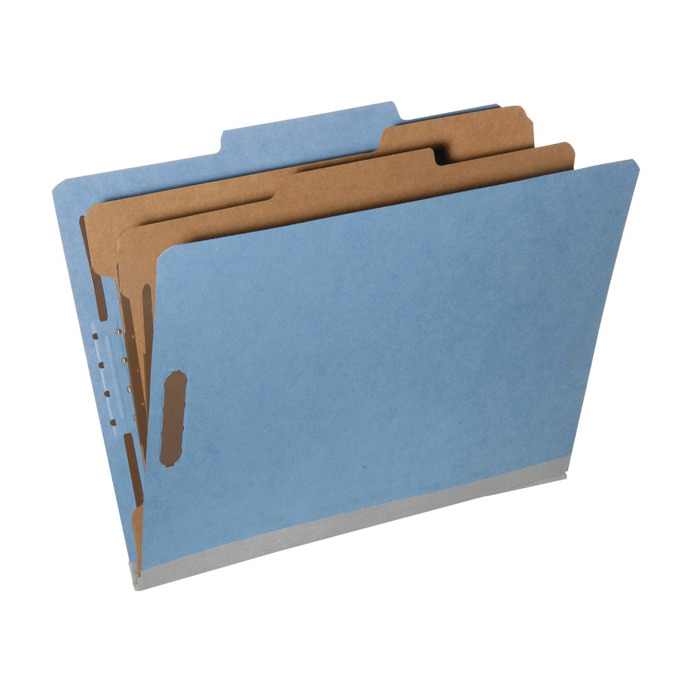 SKILCRAFT Tyvek Reinforced Classification Folders, Kraft, 30% Recycled, Box Of 10 (AbilityOne 7530-01-600-6976) MPN:6006976