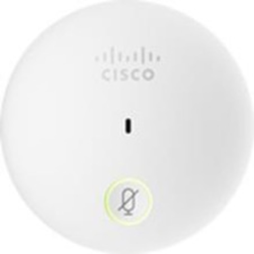 Cisco Wired Boundary Microphone - 24.61 ft - 80 Hz to 20 kHz -34 dB - Omni-directional - Table Mount - Mini-phone MPN:CS-MIC-TABLE-J=