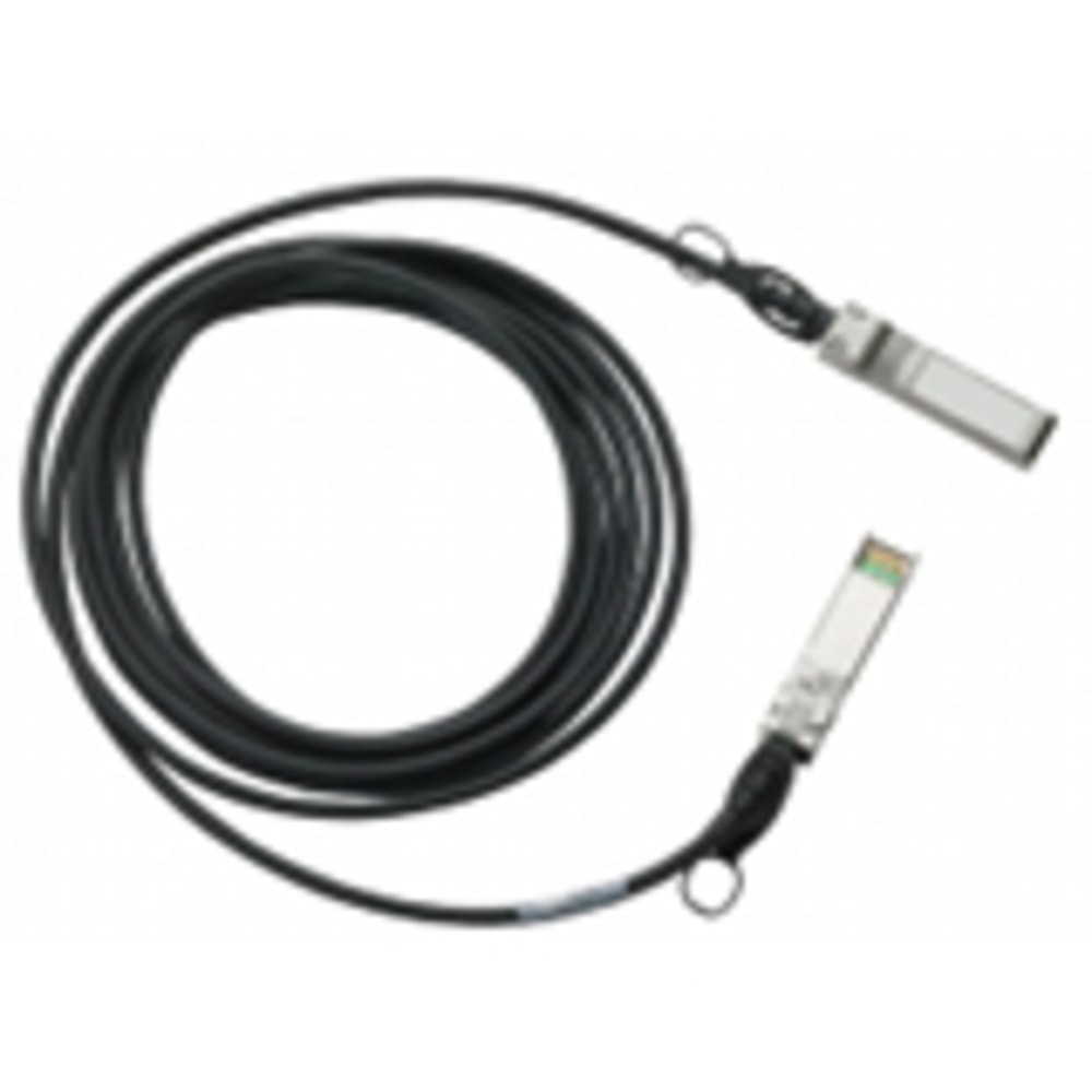 Cisco SFP+ Copper Twinax Cable - Direct attach cable - SFP+ to SFP+ - 3.3 ft - twinaxial - for 250 Series; Catalyst 2960, 2960G, 2960S, ESS9300; Nexus 93180, 9336, 9372; UCS 6140, C4200 MPN:SFP-H10GB-CU1M=