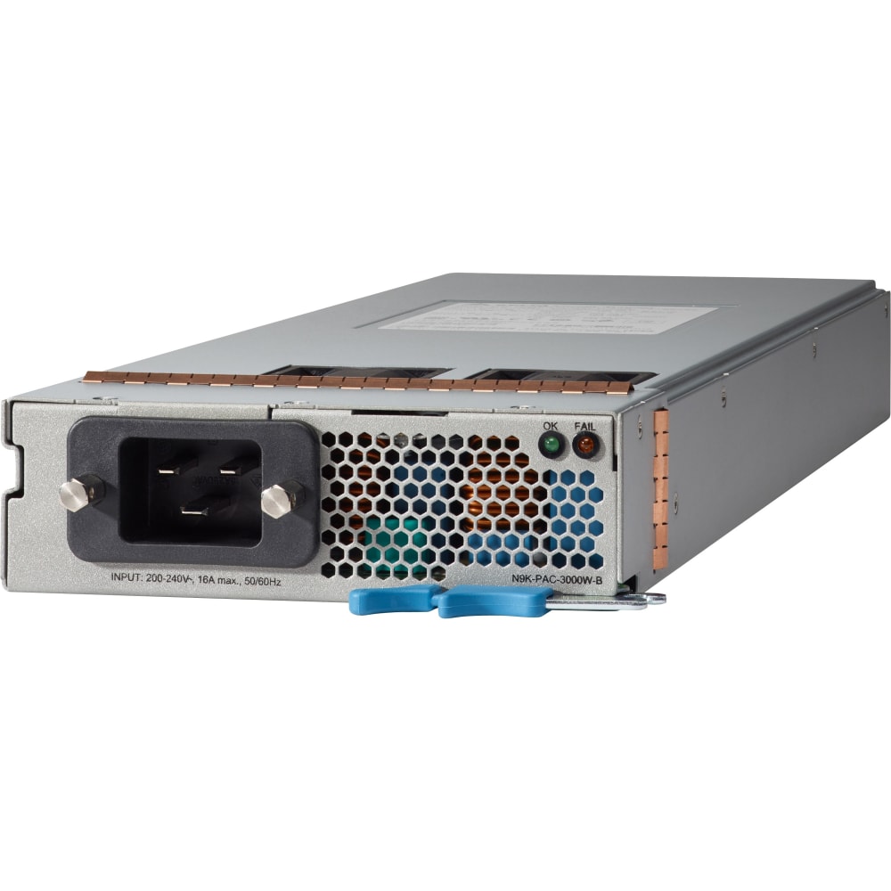 Cisco Power Supply - 3000 W - 230 V AC MPN:N9K-PAC-3000W-B=