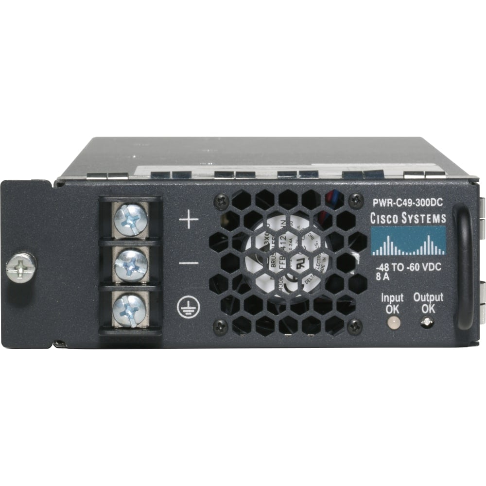 Cisco 300W DC Power Supply - -72 V DC Input - 12 V DC Output MPN:PWR-C49-300DC=