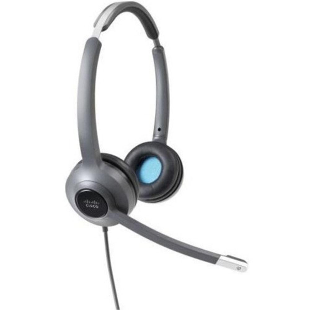 Cisco 522 Headset - Stereo - Mini-phone (3.5mm), USB - Wired - Over-the-head - Binaural - Supra-aural - Uni-directional Microphone MPN:CP-HS-W-522-USB=