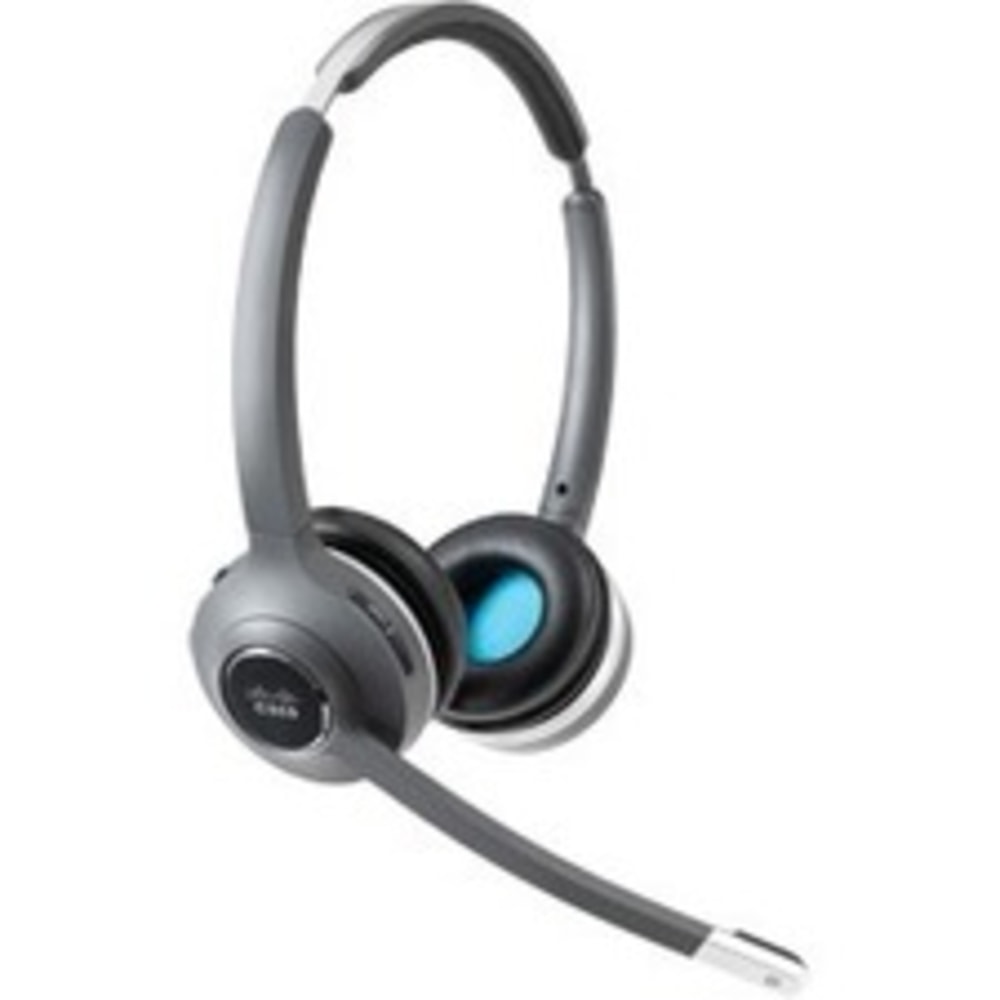 Cisco 562 Headset - Stereo - Wireless - DECT 6.0 - 300 ft48 kHz - Over-the-head - Binaural - Supra-aural - CPHSWL562SUS MPN:CP-HS-WL-562-S-US=