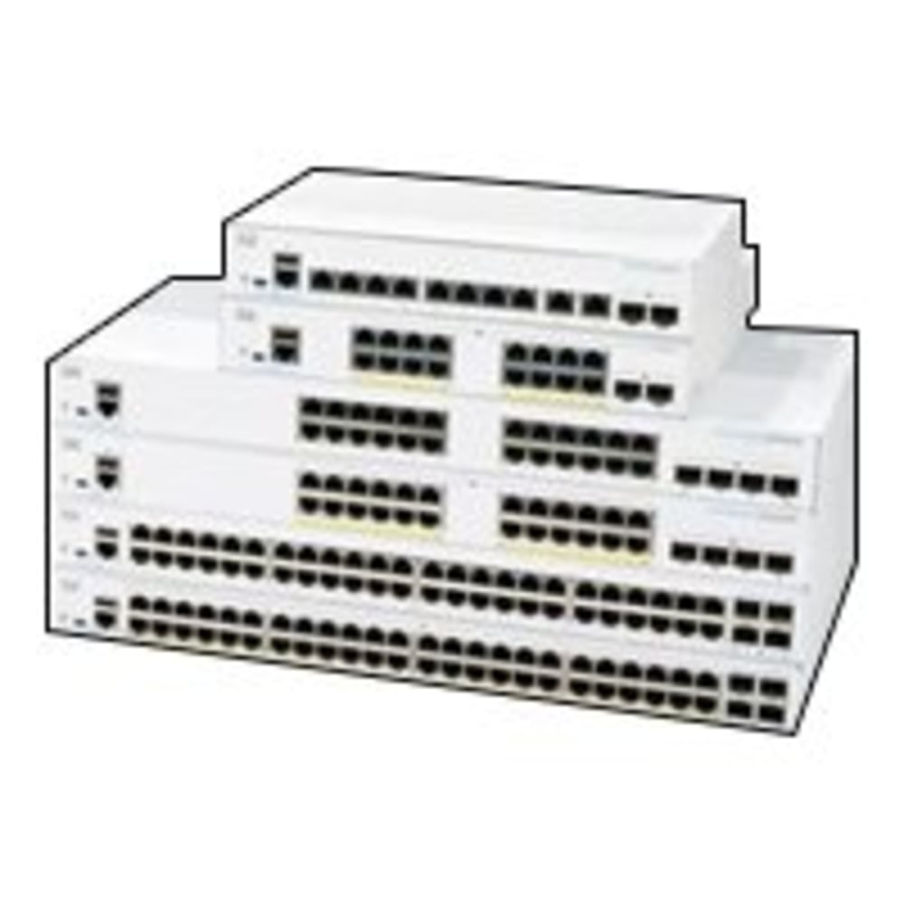 Cisco 250 CBS250-8P-E-2G Ethernet Switch - 8 Ports - Manageable - 2 Layer Supported - Modular - 2 SFP Slots - CBS2508PE2GNA MPN:CBS250-8P-E-2G-NA
