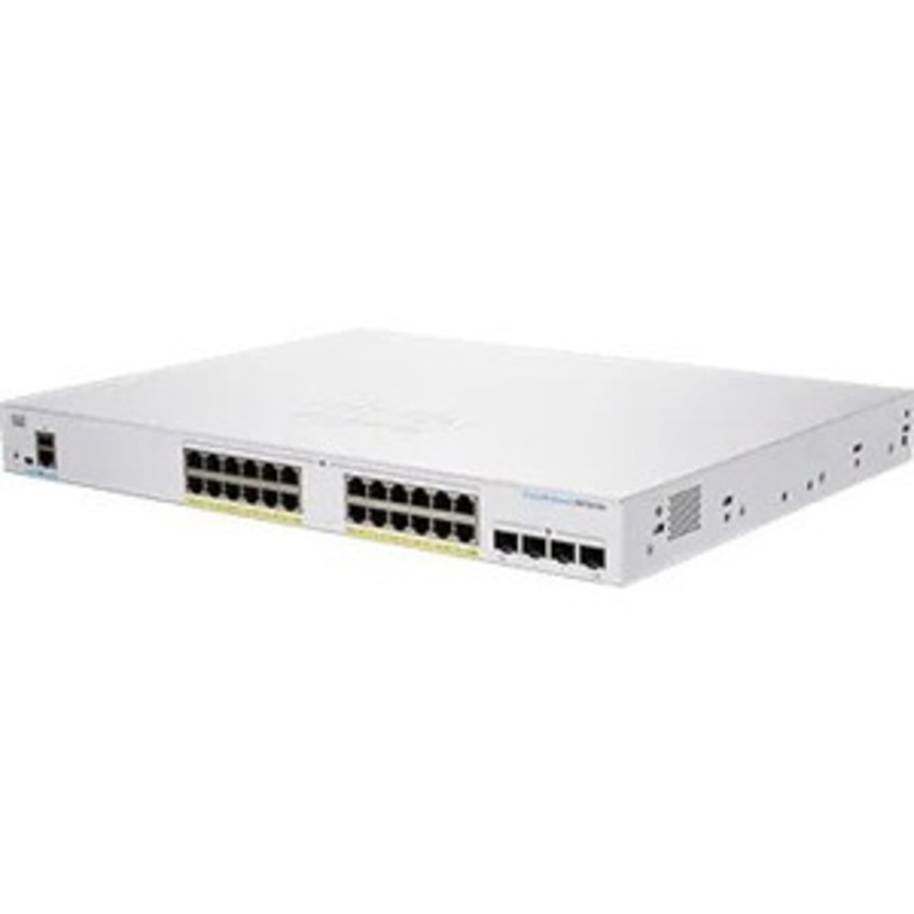 Cisco 350 CBS350-24FP-4G Ethernet Switch - 28 Ports - Manageable - 2 Layer Supported - Modular - 4 SFP Slots - CBS35024FP4GNA MPN:CBS350-24FP-4G-NA