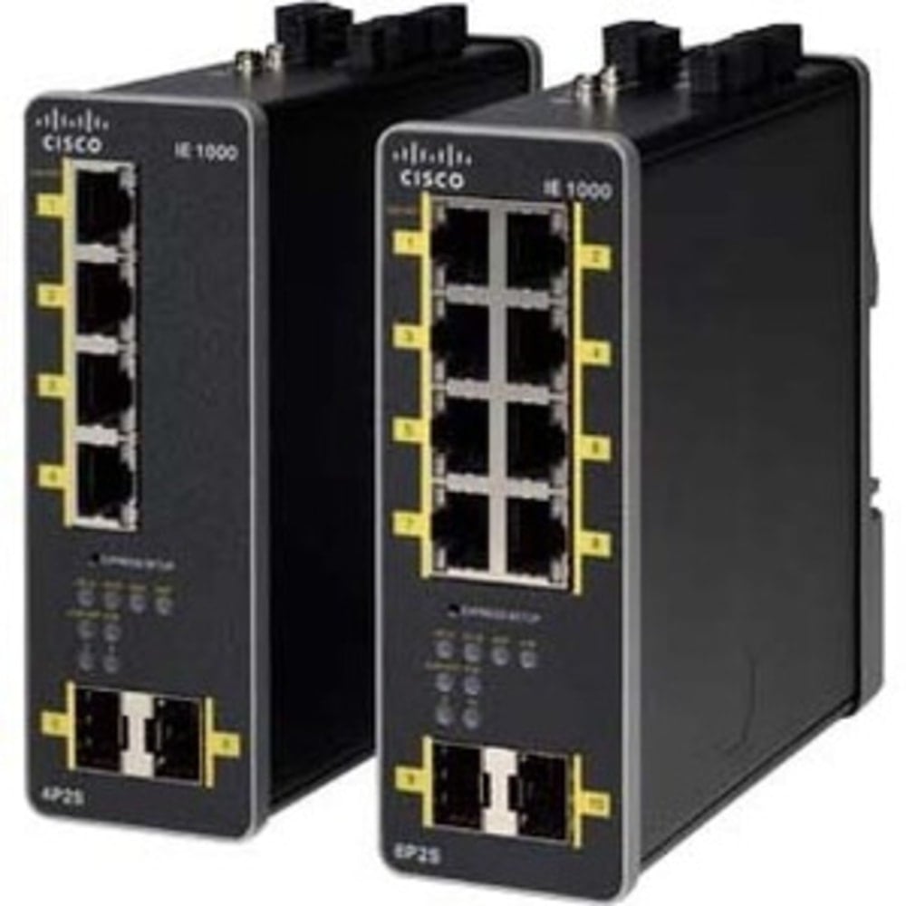 Cisco IE 1000-8P2S-LM Industrial Ethernet Switch - 8 Ports - Manageable - Gigabit Ethernet, Fast Ethernet - IE10008P2SLM MPN:IE-1000-8P2S-LM