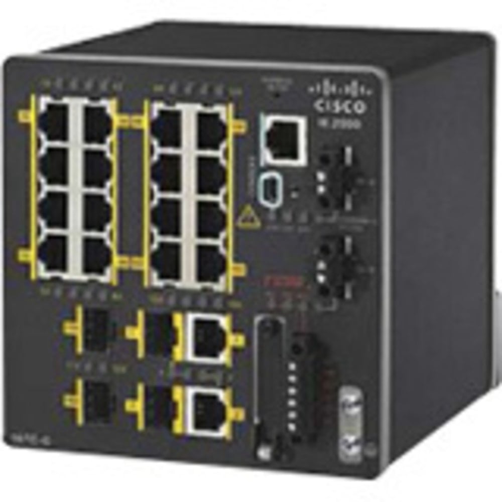 Cisco IE-2000-16TC-L Ethernet Switch - 20 Ports - Manageable - Fast Ethernet - 10/100Base-TX - 2 Layer Supported - IE200016TCL MPN:IE-2000-16TC-L