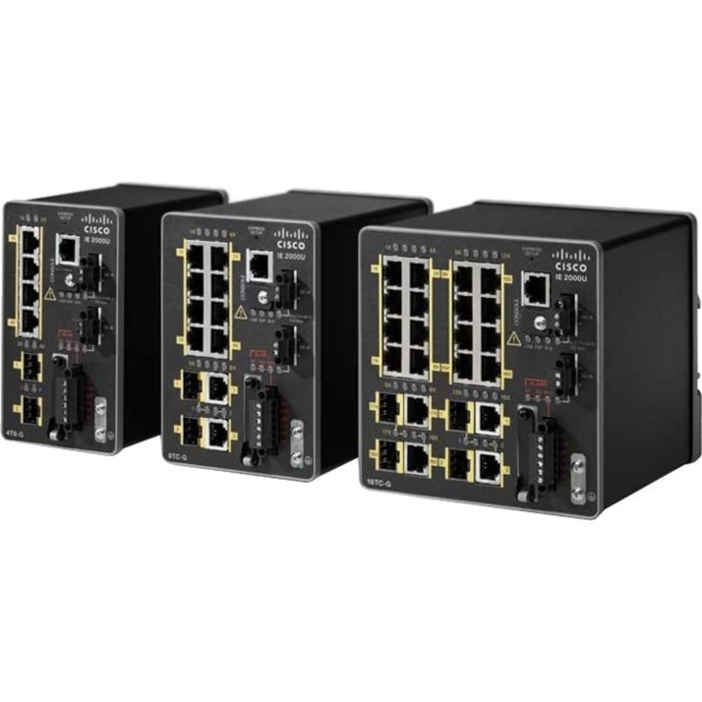 Cisco IE-2000U-8TC-G Layer 3 Switch - 8 Ports - Manageable - Fast Ethernet, Gigabit Ethernet - 10/100Bas - IE2000U8TCG MPN:IE-2000U-8TC-G