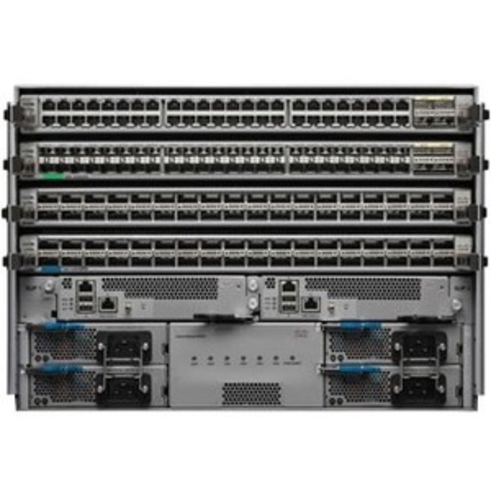 Cisco Nexus 9504 Chassis with 4 Linecard Slots - Manageable - 3 Layer Supported - Modular - 7U - Rack-mountable - 1 Year Limited Warranty MPN:N9K-C9504