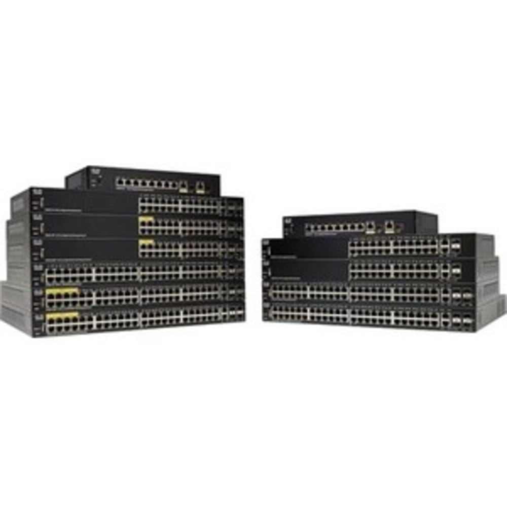 Cisco SF250-24P Ethernet Switch - 24 Ports - Manageable - Fast Ethernet - 10/100Base-TX - 2 Layer Supported - SF25024PK9NA MPN:SF250-24P-K9-NA