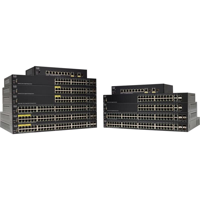 Cisco SG350-20 20-Port Gigabit Managed Switch - 20 Ports - Manageable - Gigabit Ethernet - 1000Base-T - SG35020K9NA MPN:SG350-20-K9-NA
