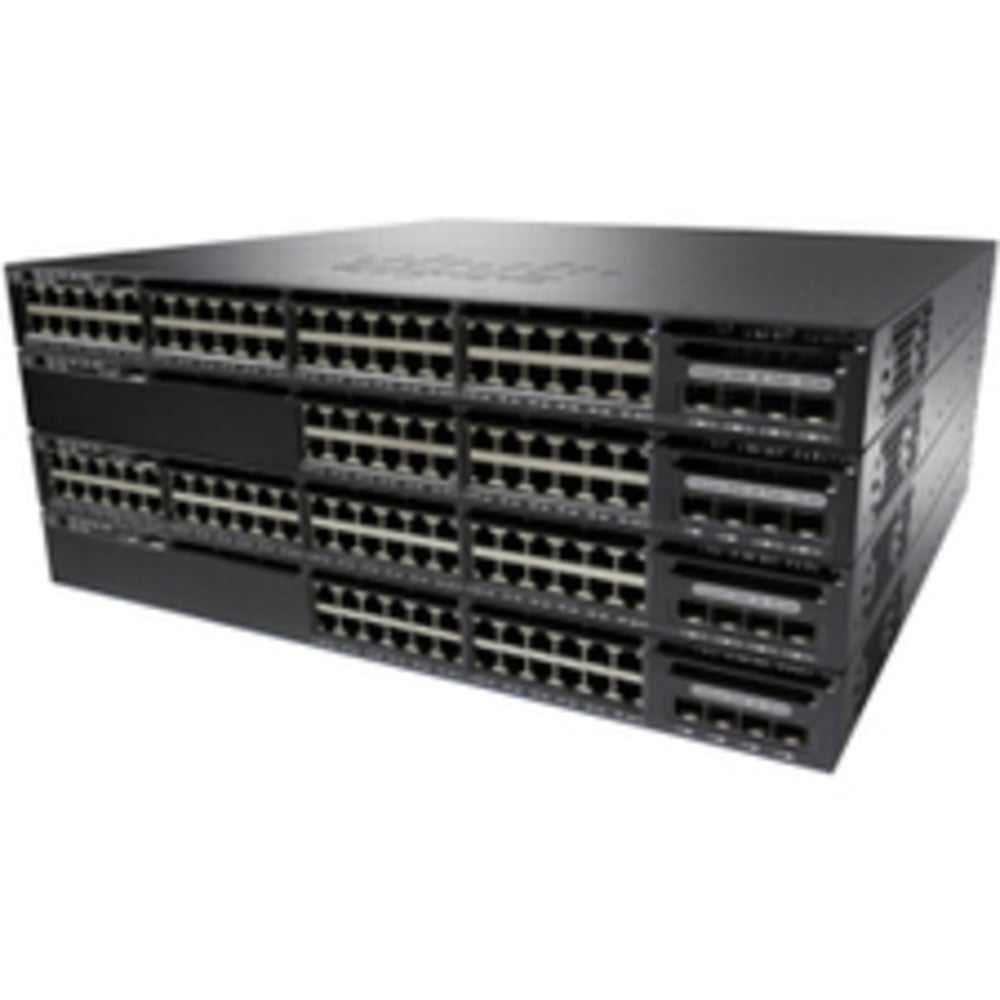 Cisco Catalyst 3650-48F 48 Ports Layer 3 Switch Redundant Power Supply (not included) - 48 Ports - Manageable - WSC365048FQS MPN:WS-C3650-48FQ-S