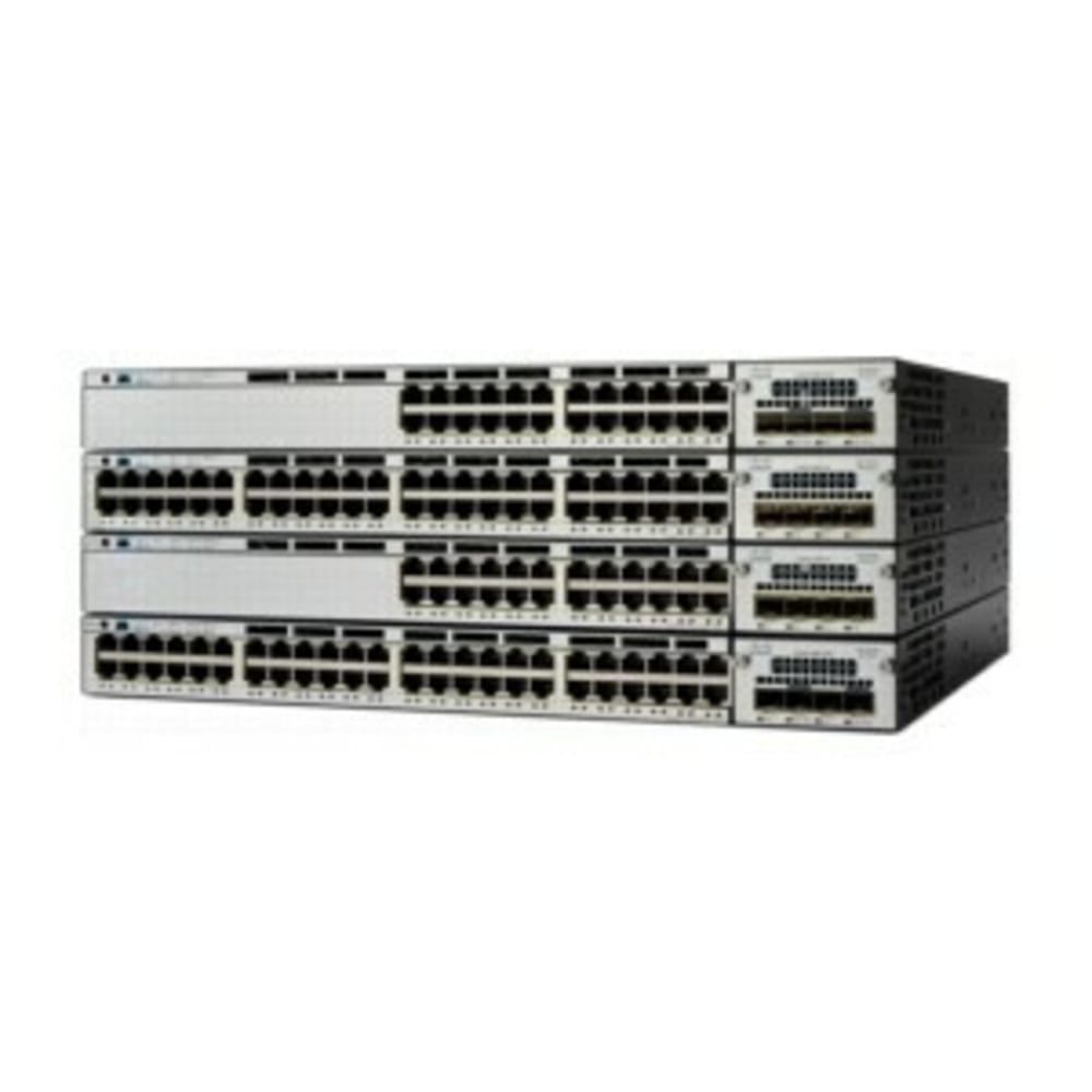 Cisco Catalyst 3750X-48T-S Layer 3 Switch - 48 Ports - Manageable - 10/100/1000Base-T - 3 Layer Supported - WSC3750X48TS MPN:WS-C3750X-48T-S