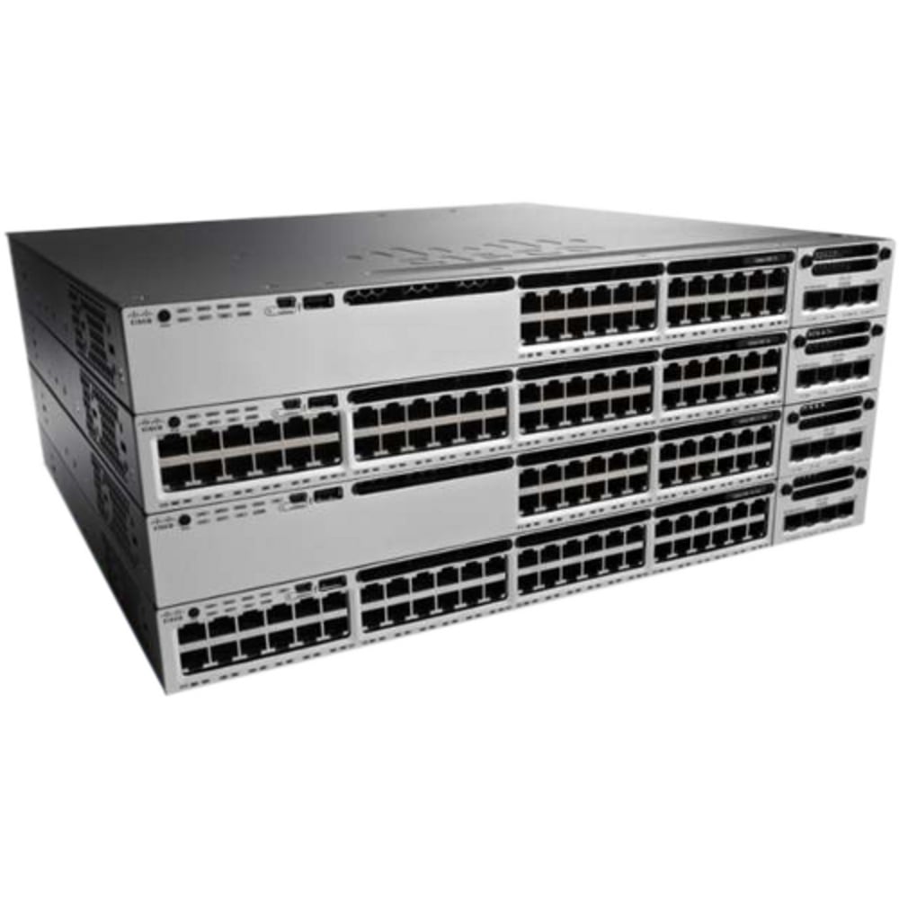 Cisco Catalyst WS-C3850-24U Ethernet Switch - 24 Ports - Manageable - Gigabit Ethernet - 10/100/1000Bas - WSC385024UL MPN:WS-C3850-24U-L