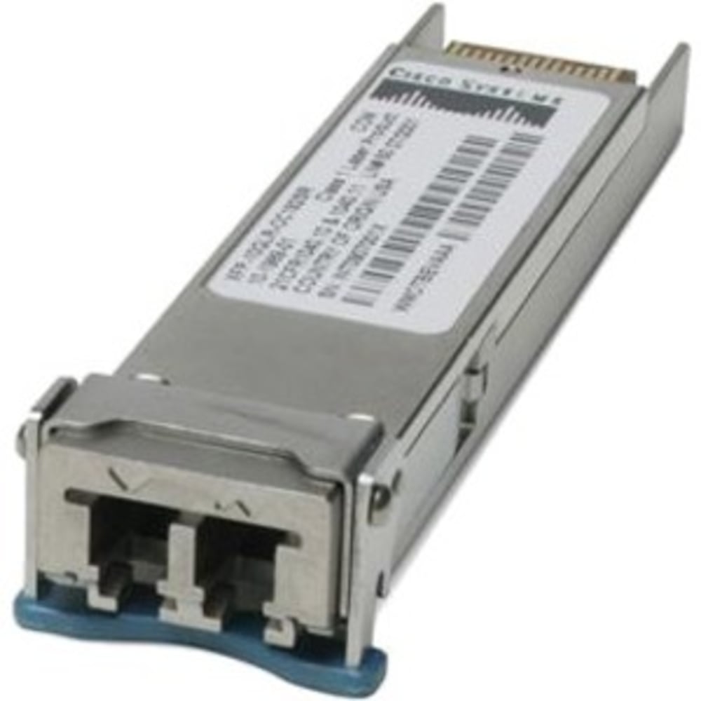 Cisco Multirate - XFP transceiver module - SONET/SDH, 10GbE - 10GBase-LR, 10GBase-LW - LC single-mode - up to 6.2 miles - OC-192/STM-64 - 1310 nm - MPN:XFP10GLR-192SR-L=