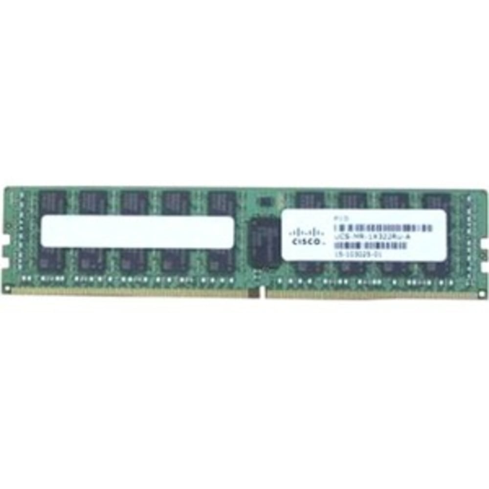 Cisco 32GB DDR4 SDRAM Memory Module - For Server - 32 GB (1x 32GB) - DDR4-2666/PC4-21300 DDR4 SDRAM - UCSMRX32G2RSH MPN:UCS-MR-X32G2RS-H=