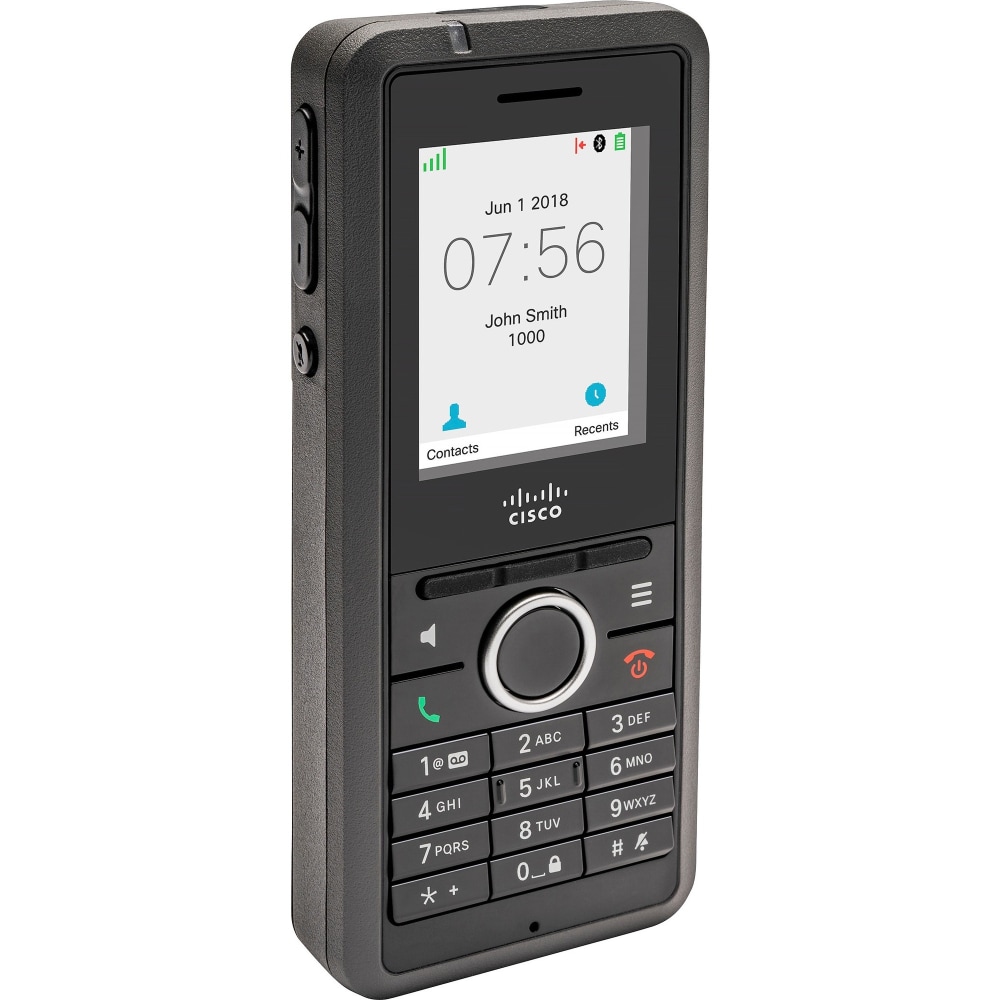 Cisco 6825 IP Phone - Cordless - Cordless - DECT, Bluetooth - Wall Mountable - 1 x Handset Included - VoIP - 1 x Network (RJ-45) - PoE Ports MPN:CP-6825-3PC-BUN-NA
