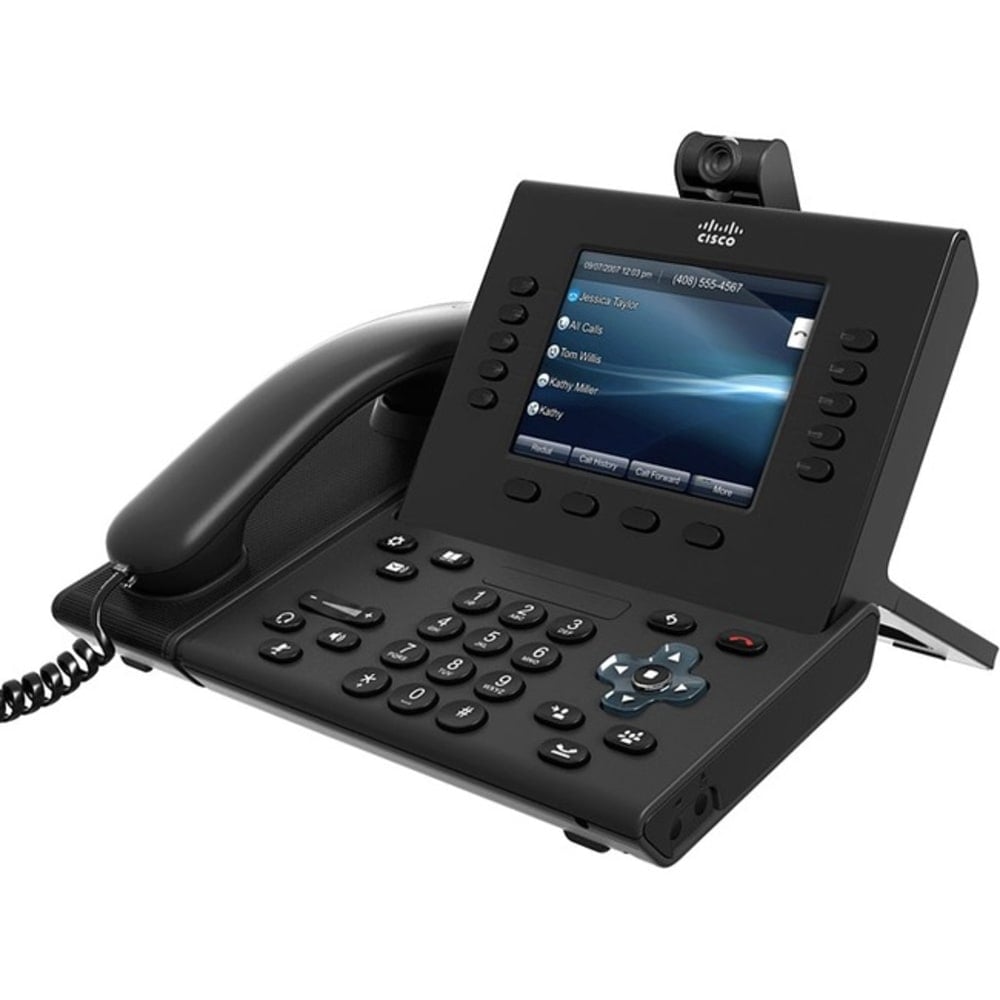 Cisco Unified 9951 IP Phone - Charcoal - VoIP - Unified Communications Manager, Enhanced User Connect License - 2 x Network (RJ-45) - PoE Ports MPN:CP-9951-CL-CAM-K9=