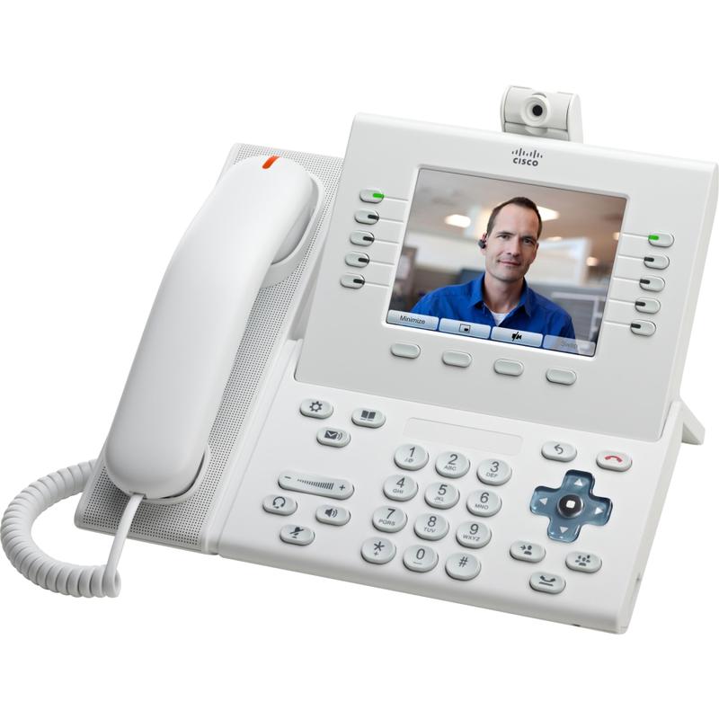 Cisco Unified 9951 IP Phone - Desktop - White - 1 x Total Line - VoIP - 5in LCD - 2 x Network (RJ-45) - PoE Ports MPN:CP-9951-W-A-C-K9=