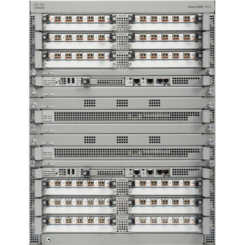 Cisco 1013 Aggregation Services Router - 28 - 2U - Rack-mountable - 90 Day MPN:ASR1013