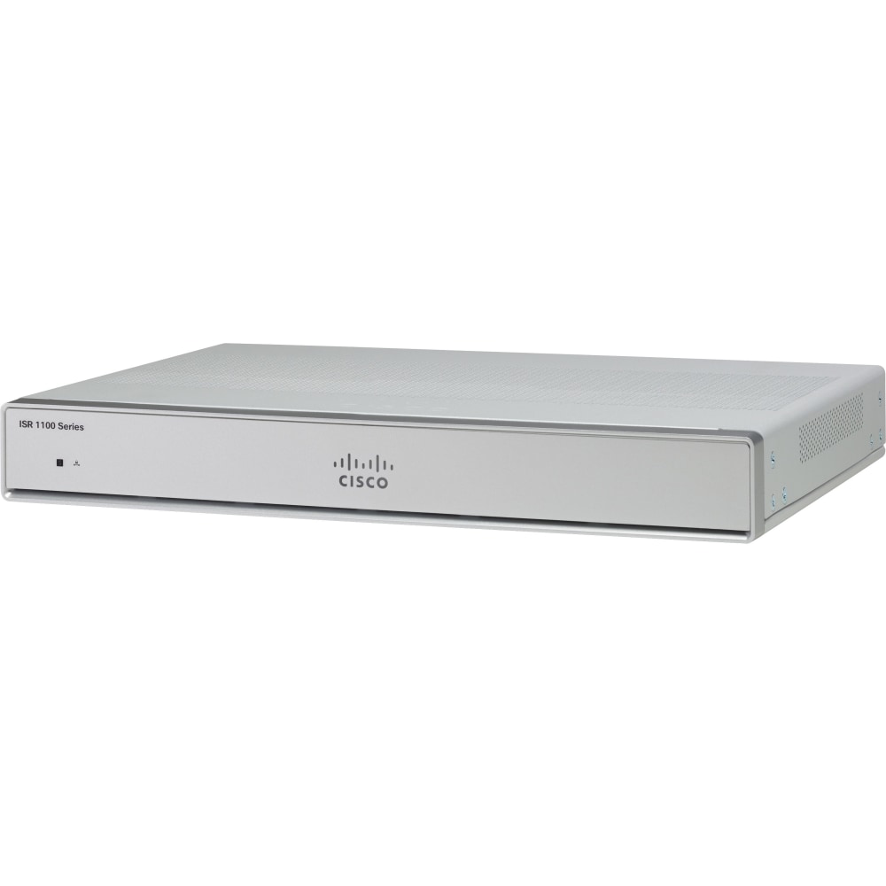 Cisco C1111-4P Router - 5 Ports - PoE Ports - Management Port - 1 - Gigabit Ethernet - Rack-mountable, Desktop - 1 Year MPN:C1111-4P