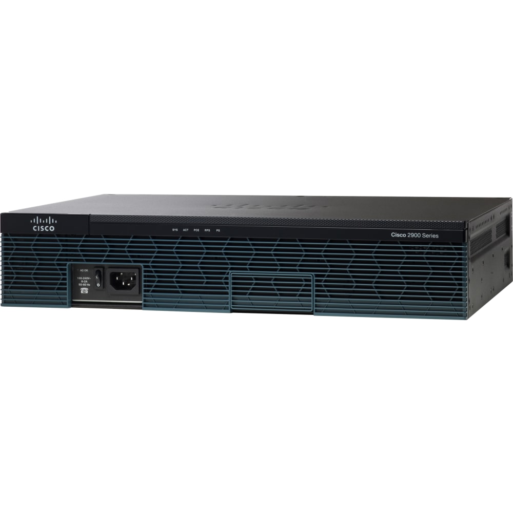 Cisco 2911 Integrated Service Router - Refurbished - 3 Ports - PoE Ports - Management Port - 10 - 512 MB - CISCO2911K9RF MPN:CISCO2911/K9-RF