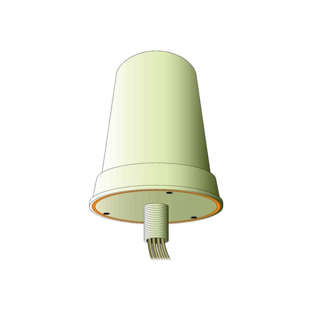 Cisco Dual-Band Wall-Mount Omnidirectional, 4 Elements - 2.4 GHz to 2.484 GHz, 5.150 GHz to 5.850 GHz - AIRANT2544V4MRS MPN:AIR-ANT2544V4M-RS=